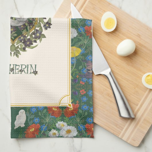 HARRY POTTER™ | SLYTHERIN™ Wappen Geschirrtuch (Viertel Falte)