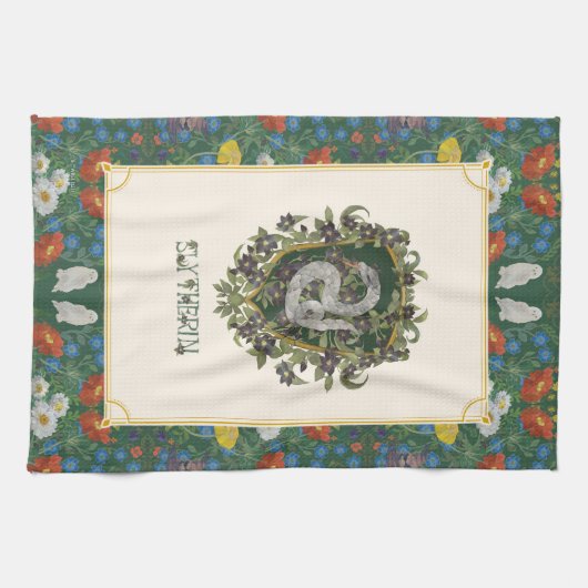 HARRY POTTER™ | SLYTHERIN™ Wappen Geschirrtuch (Horizontal)