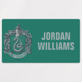 Harry Potter | Slytherin Wappen Green Etiketten (Design 1)