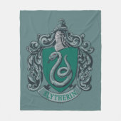 Harry Potter | Slytherin Wappen Green Fleecedecke (Vorderseite)