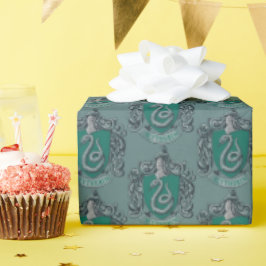 Harry Potter | Slytherin Wappen Green Geschenkpapier
