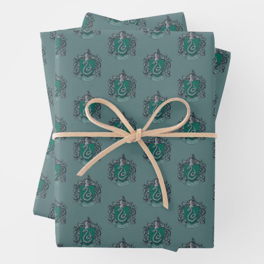 Harry Potter | Slytherin Wappen Green Geschenkpapier Set (Beispiel)
