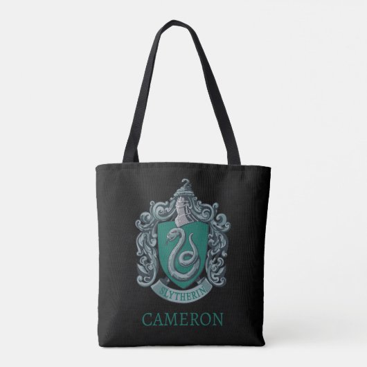 Harry Potter | Slytherin Wappen Green Large Tasche (Rückseite)