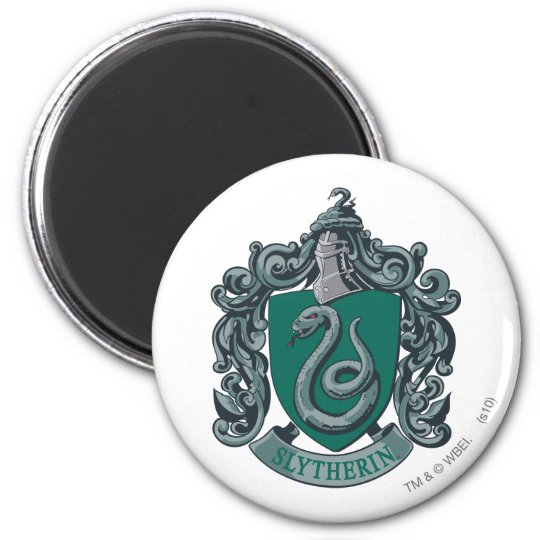 Harry Potter mit magnetischer Rückwand neu ovp. Slytherin Wappen Magnet 