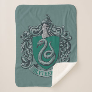 Harry Potter   Slytherin Wappen Green Sherpadecke