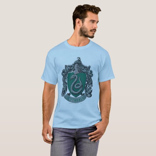 Harry Potter | Slytherin Wappen Green T-Shirt (Vorne ganz)