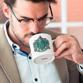 Harry Potter | Slytherin Wappen Green Zweifarbige Tasse