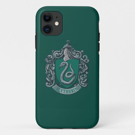 Harry Potter | Slytherin Wappen Grün Case-Mate iPhone Hülle (Rückseite)