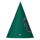 Harry Potter | Slytherin Wappen Grün Partyhütchen (Links)