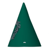 Harry Potter | Slytherin Wappen Grün Partyhütchen (Rechts)