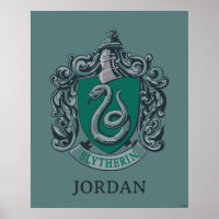 Harry Potter | Slytherin Wappen Grün