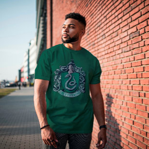 Harry Potter   Slytherin Wappen Grün T-Shirt