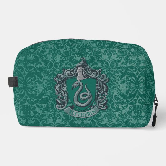 Harry Potter | Slytherin Wappen Grün Waschbeutel (Vorderseite)