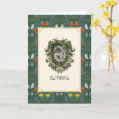 HARRY POTTER™ | SLYTHERIN™ Wappen Karte (Gelbe Blume)