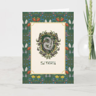 HARRY POTTER™ | SLYTHERIN™ Wappen Karte