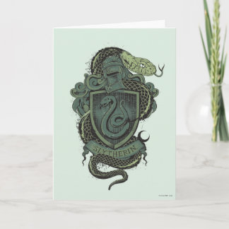 Harry Potter | Slytherin-Wappen Karte