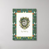 HARRY POTTER™ | SLYTHERIN™ Wappen Leinwanddruck (Vorderseite)