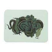 Harry Potter | Slytherin-Wappen Magnet (Horizontal)