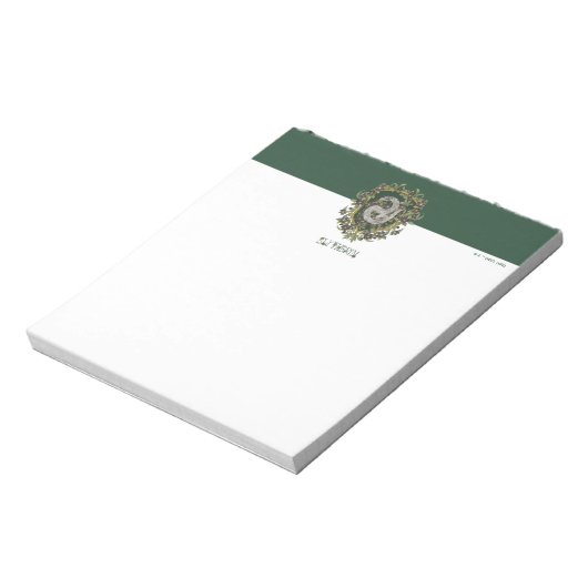 HARRY POTTER™ | SLYTHERIN™ Wappen Notizblock (Rotiert)