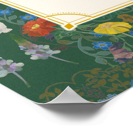 HARRY POTTER™ | SLYTHERIN™ Wappen Poster (Ecke)