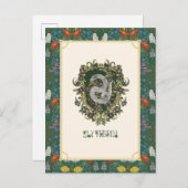 HARRY POTTER™ | SLYTHERIN™ Wappen Postkarte (Vorne/Hinten)