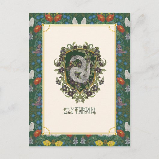 HARRY POTTER™ | SLYTHERIN™ Wappen Postkarte (Vorderseite)