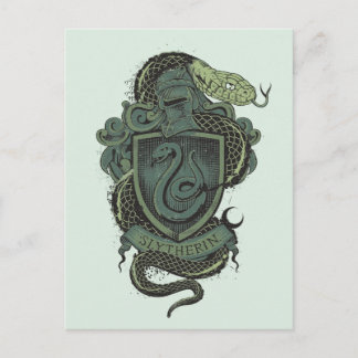 Harry Potter | Slytherin-Wappen Postkarte