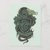 Harry Potter | Slytherin-Wappen Postkarte (Vorderseite)