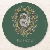 HARRY POTTER™ | SLYTHERIN™ Wappen Runder Pappuntersetzer (Vorderseite)