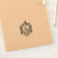 Harry Potter Slytherin Wappen Sticker – 10 X 10 Cm, Weiß Glänzend, Vinyl, Wasserfest