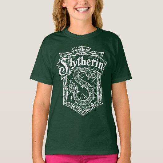 HARRY POTTER™ SLYTHERIN™ Wappen T-Shirt (Vorderseite)