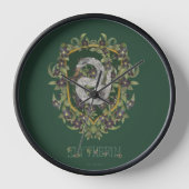 HARRY POTTER™ | SLYTHERIN™ Wappen Uhr (Vorderseite)