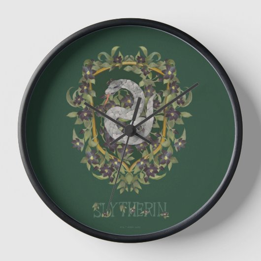 HARRY POTTER™ | SLYTHERIN™ Wappen Uhr (Vorderseite)