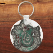 Harry Potter | Slytherin Wappen - Vintag Schlüsselanhänger (Vorderseite)