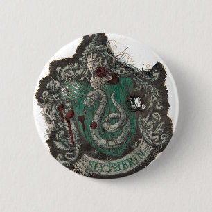Harry Potter   Slytherin-Wappen - Vintage Button
