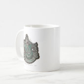 Harry Potter | Slytherin-Wappen - Vintage Kaffeetasse (Vorderseite Links)