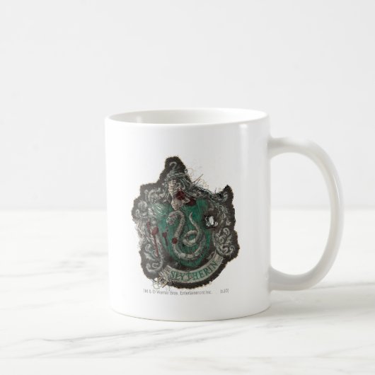 Harry Potter | Slytherin-Wappen - Vintage Kaffeetasse (Rechts)
