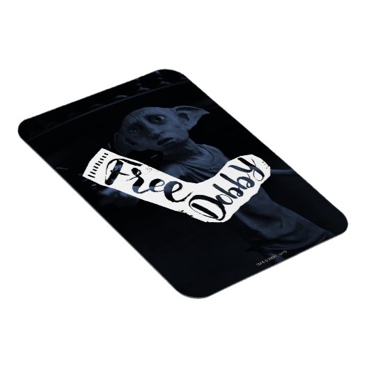Harry Potter | Socken Typografie "Free Dobby" Magnet (Rechte Seite)