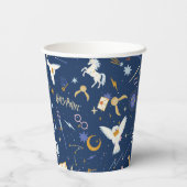 HARRY POTTER™ Sommer-Sonnenwende-Icon-Muster Pappbecher (Rückseite)