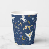 HARRY POTTER™ Sommer-Sonnenwende-Icon-Muster Pappbecher (Vorderseite)