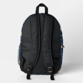 HARRY POTTER™ Sommersonnenwende-Icon-Muster Bedruckter Rucksack (Rückseite)