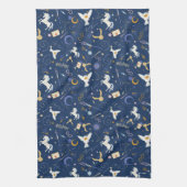 HARRY POTTER™ Sommersonnenwende-Icon-Muster Geschirrtuch (Vertikal)