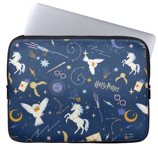 HARRY POTTER™ Sommersonnenwende-Icon-Muster Laptopschutzhülle (Vorderseite)