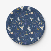 HARRY POTTER™ Sommersonnenwende-Icon-Muster Pappteller (Vorderseite)