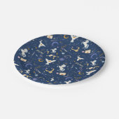 HARRY POTTER™ Sommersonnenwende-Icon-Muster Pappteller (Schrägansicht)