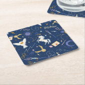 HARRY POTTER™ Sommersonnenwende-Icon-Muster Rechteckiger Pappuntersetzer (angewinkelt)