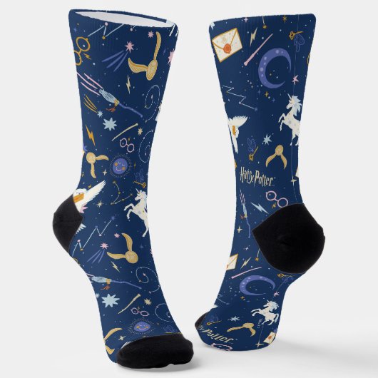 HARRY POTTER™ Sommersonnenwende-Icon-Muster Socken (Gewinkelt)