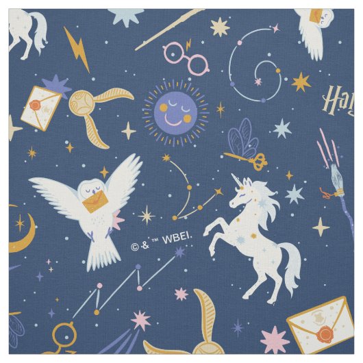 HARRY POTTER™ Sommersonnenwende-Icon-Muster Stoff (Muster)