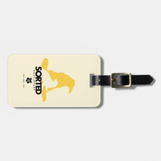 Harry Potter | sortiert in HUFFLEPUFF™ Haus Gepäckanhänger (Vorderseite horizontal)