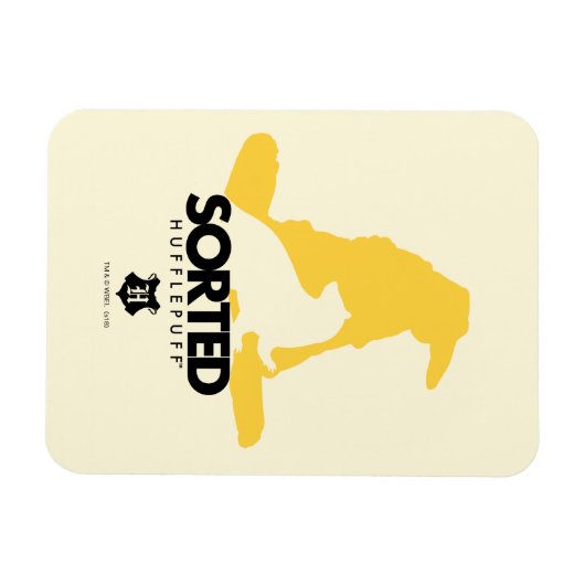 Harry Potter | sortiert in HUFFLEPUFF™ House Magnet (Horizontal)